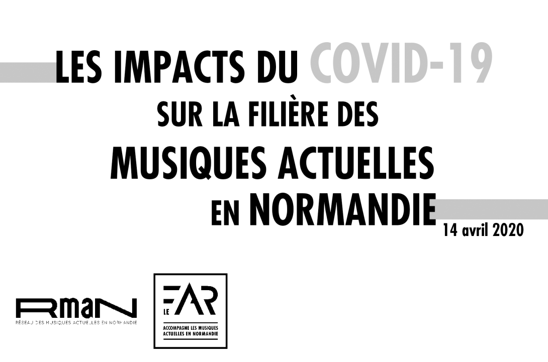 Les impacts du Covid19 sur la filière musiques actuelles en Normandie